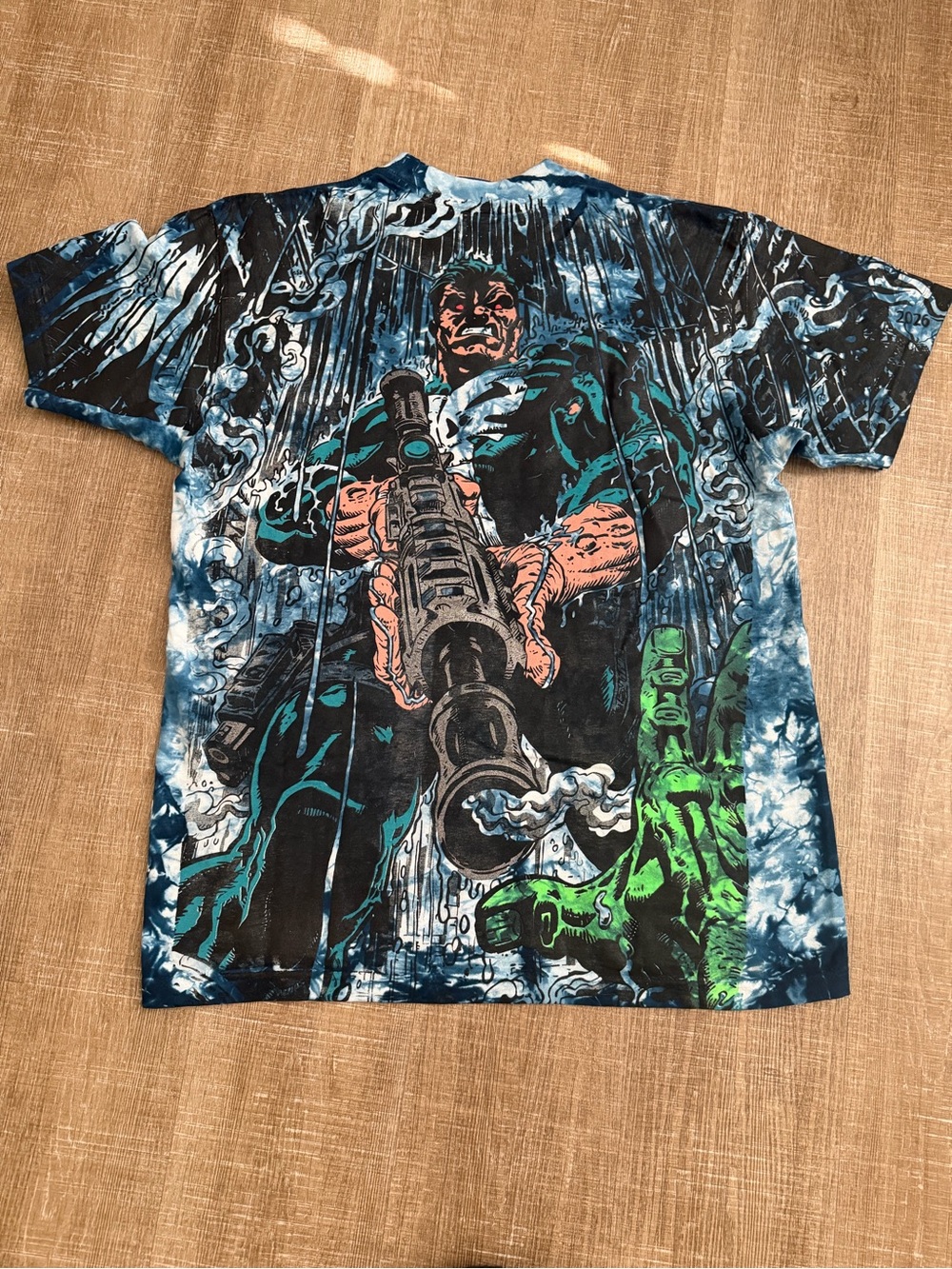 Vintagerush vintage rush tie dye punisher men’s medium rare